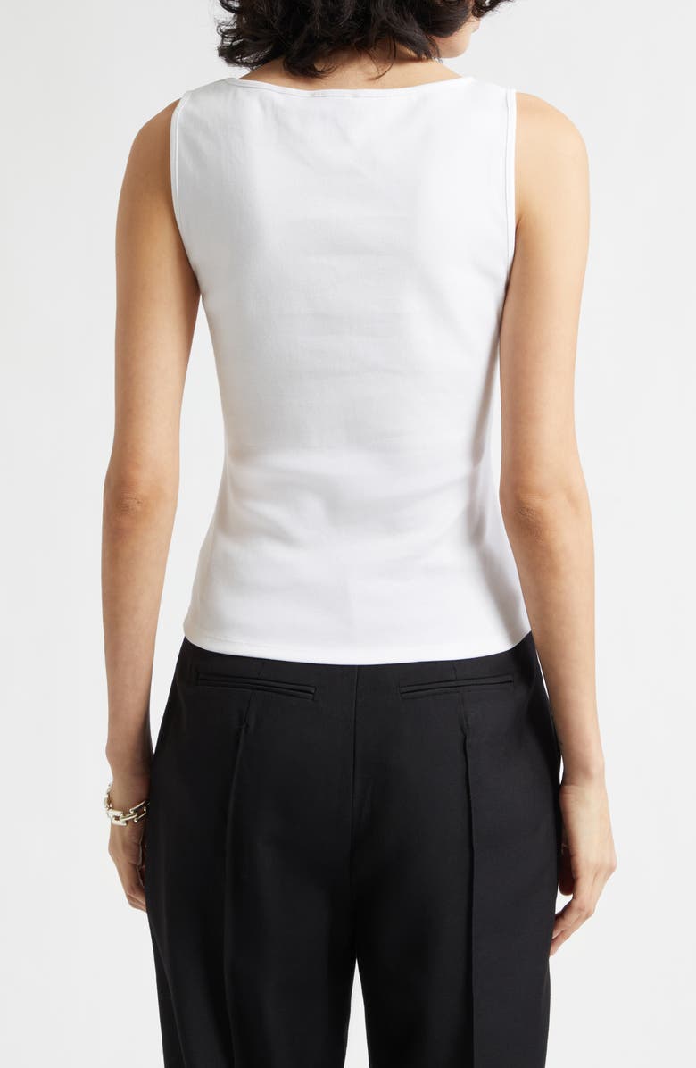 POSSE Henley Cotton Tank, Alternate, color, Ivory