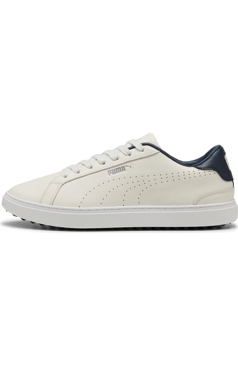 PUMA GOLF Classic G Golf Shoes, Alternate, color, Warm White-Deep Navy