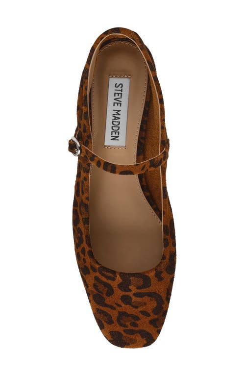 Steve Madden Maple Mary Jane Flat In Brown