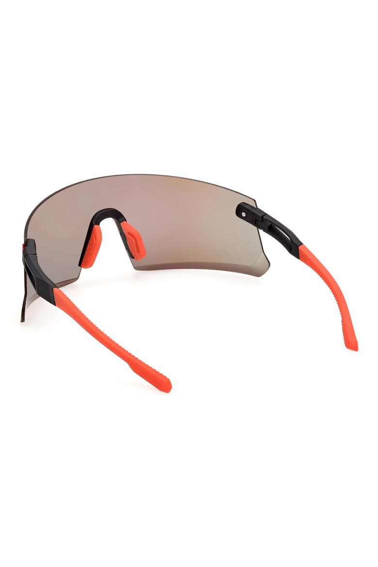 Shield Sunglasses, Alternate, color, MATTE BLACK / ROVIEX MIRROR