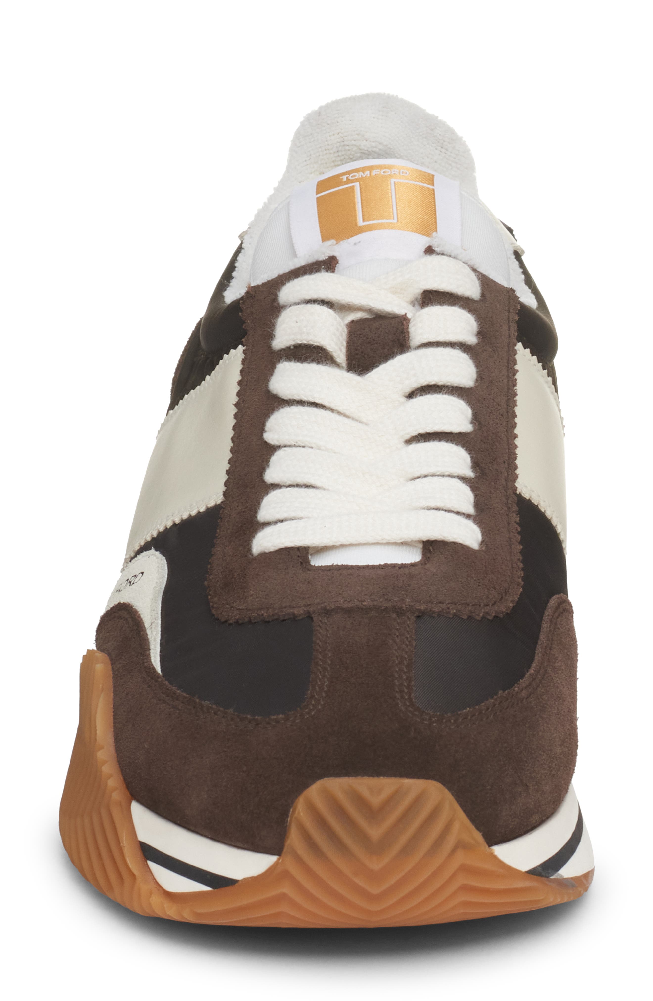 TOM FORD James Mixed Media Low Top Sneaker, Alternate, color, 