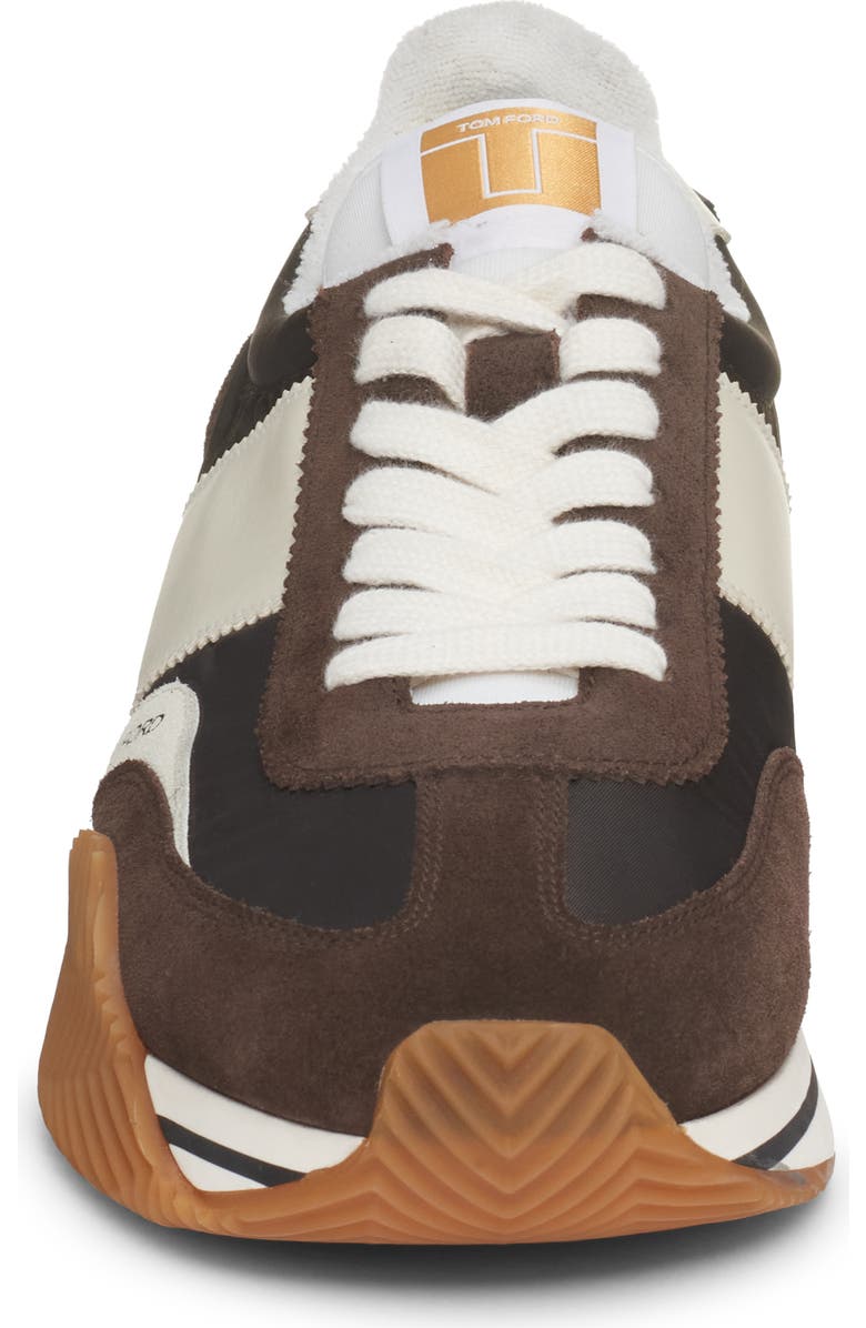 TOM FORD James Mixed Media Low Top Sneaker, Alternate, color,