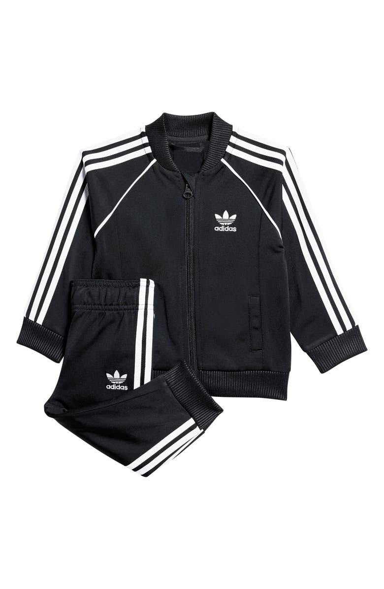 adidas Kids' Adicolor Superstar Recycled Polyester Track Jacket & Pants Set, Main, color,