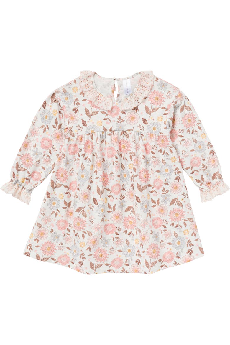 Fall Floral Ruffle Dress, Main, color, Fall Floral