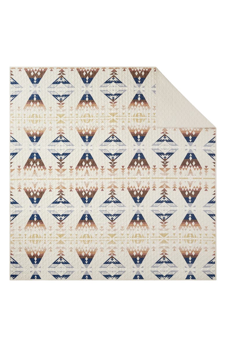 Pendleton Diamond Peak Cotton Quilt & Shams Set, Alternate, color, 