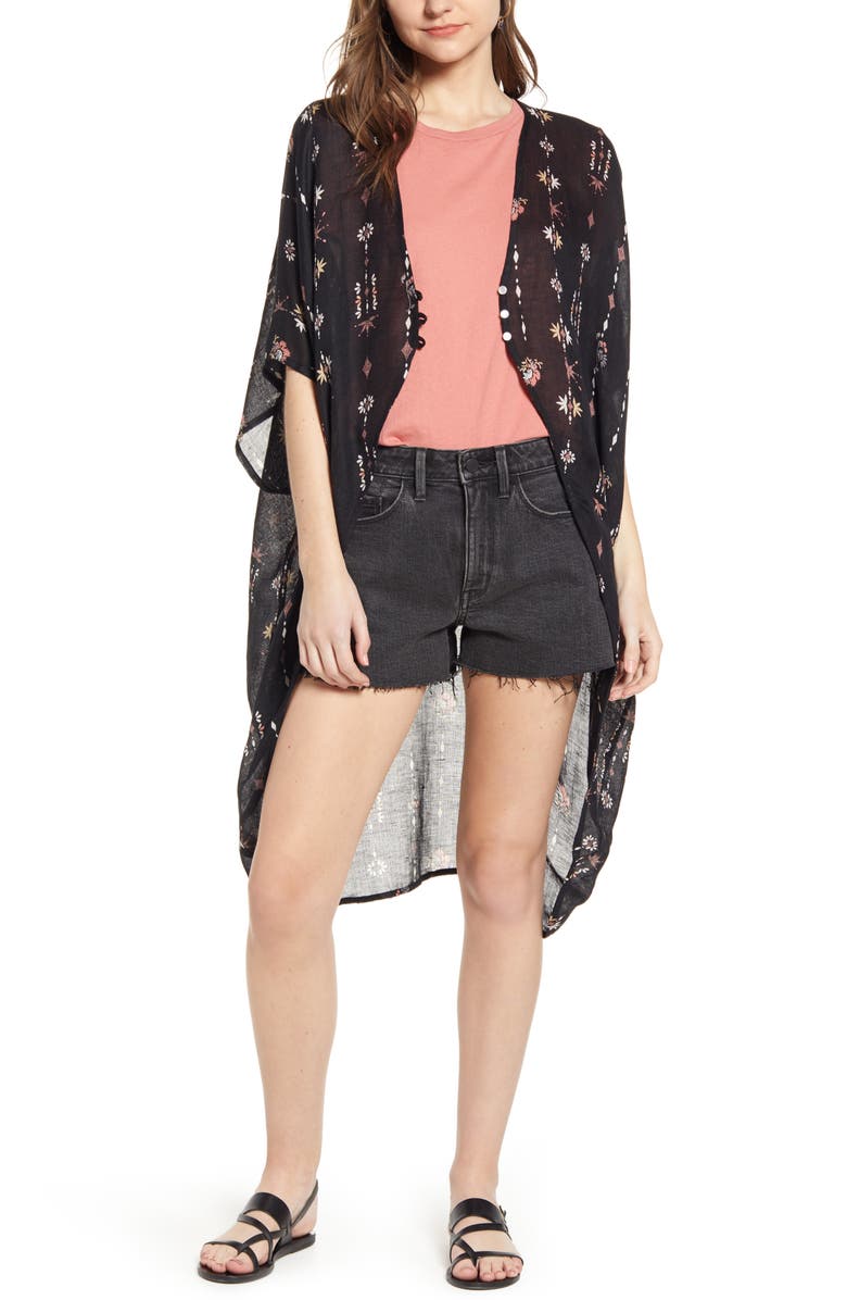 Treasure & Bond High/Low Ruana, Main, color,