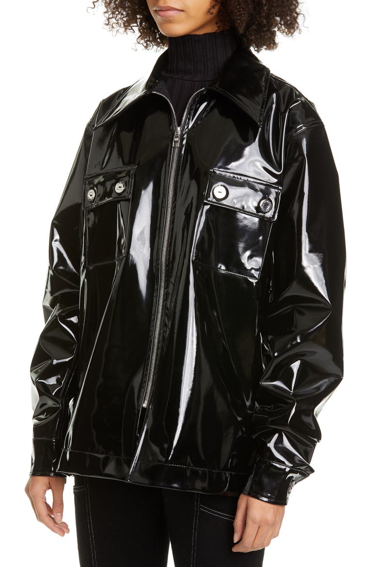 Chagos Oversize Cotton Blend Coat, Alternate, color, BLACK