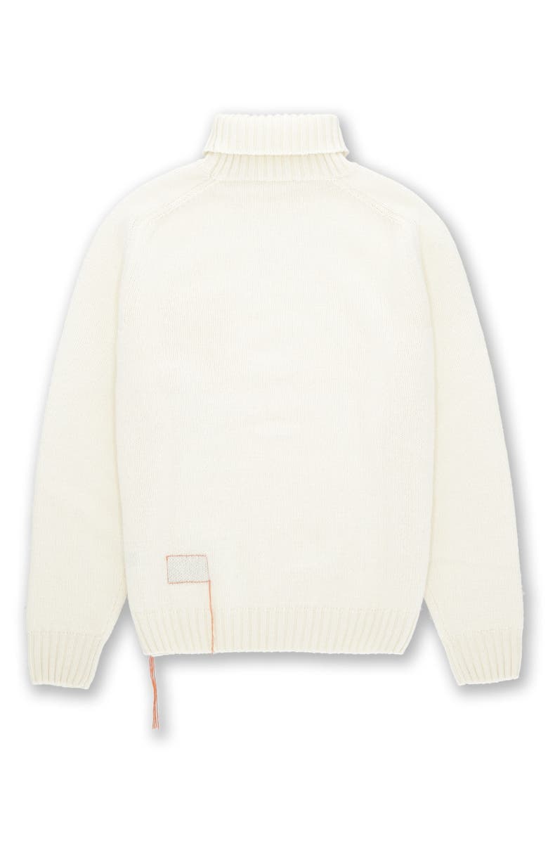 Fortela Mallory Merino Wool High Neck Sweater, Alternate, color, Off White