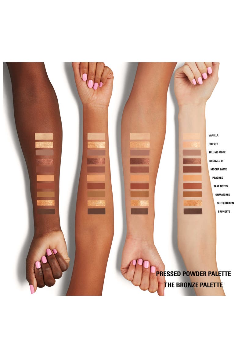 Pressed Powder Eyeshadow Palette, Alternate, color, BRONZE