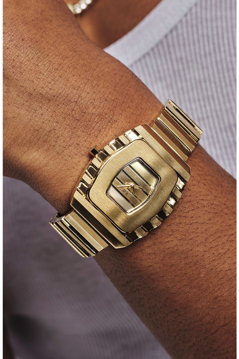 Atlas Bracelet Watch, 34mm, Alternate, color, 18K GOLD