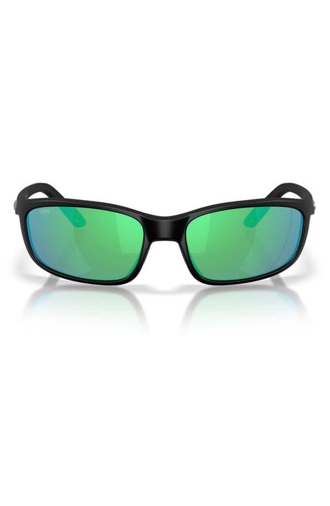 Brine II 59mm Polarized Rectangular Sunglasses