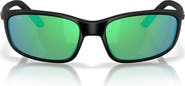 Costa Del Mar Brine II 59mm Polarized Rectangular Sunglasses