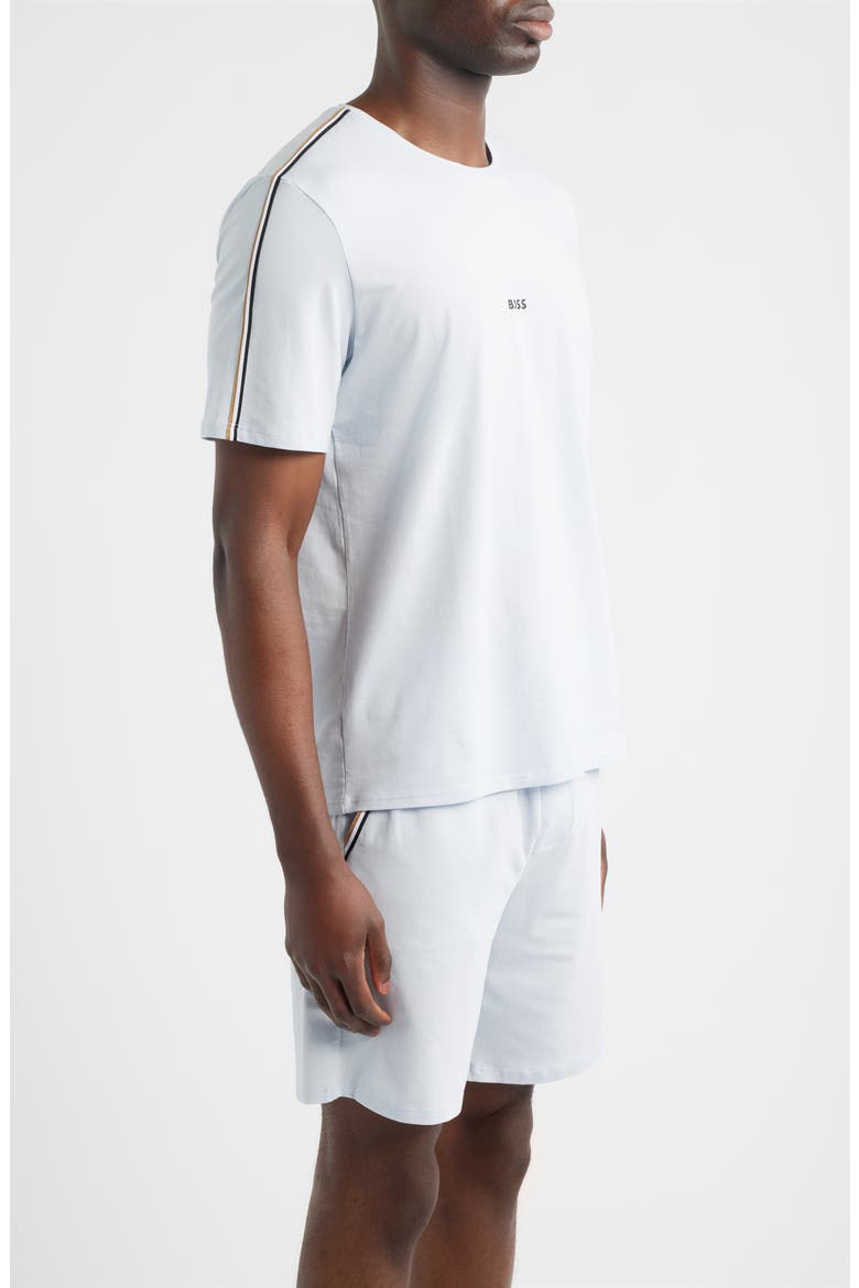 Unique Stretch Cotton Pajama T-Shirt, Alternate, color, LIGHT/ PASTEL PURPLE