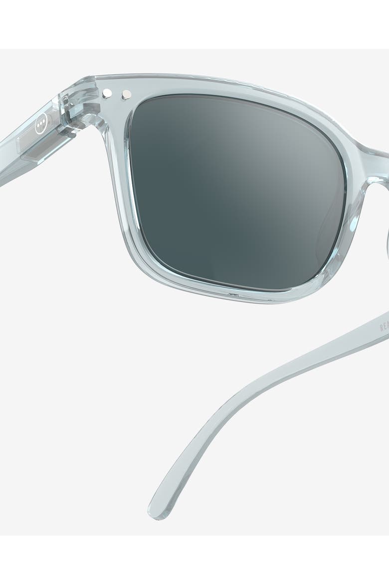 #L 54mm Rectangular Sunglasses, Alternate, color, Frozen Blue