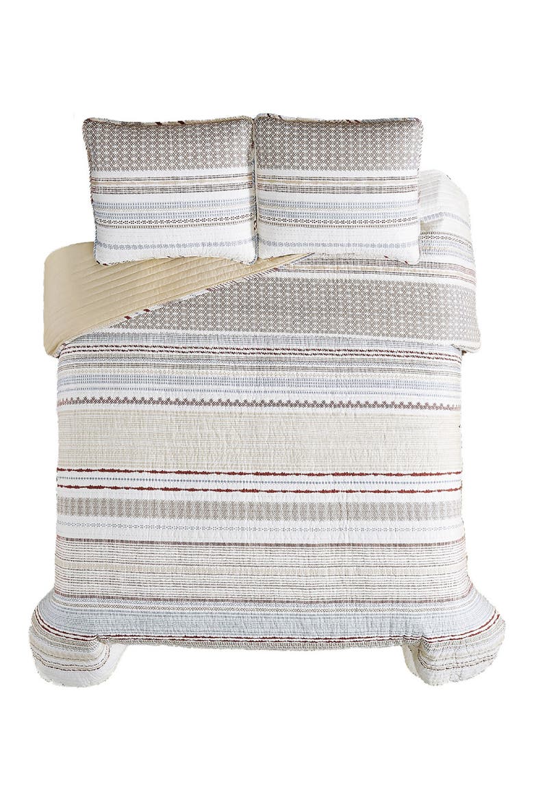 Leigha Vertical Stripe 3-Piece Quilt Set, Main, color, LEIGHA STRIPE