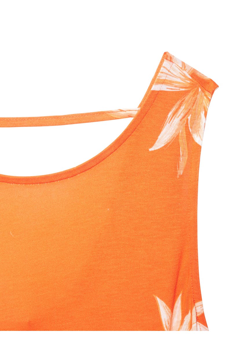 Sleeveless Tank Top, Alternate, color, Orange Multi