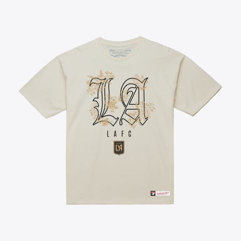 Men's Mitchell & Ness Cream LAFC Morning Haze T-Shirt