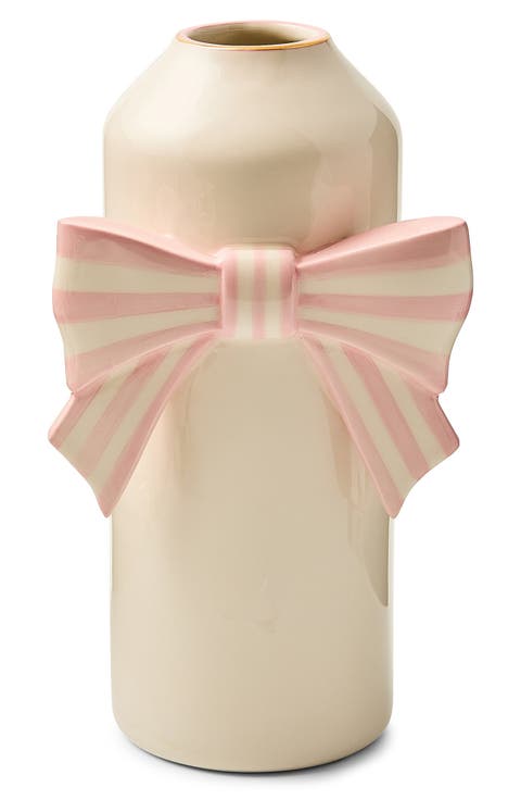 Rosy Bow Vase