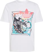 adidas Anime Soccer Cotton Graphic T-Shirt