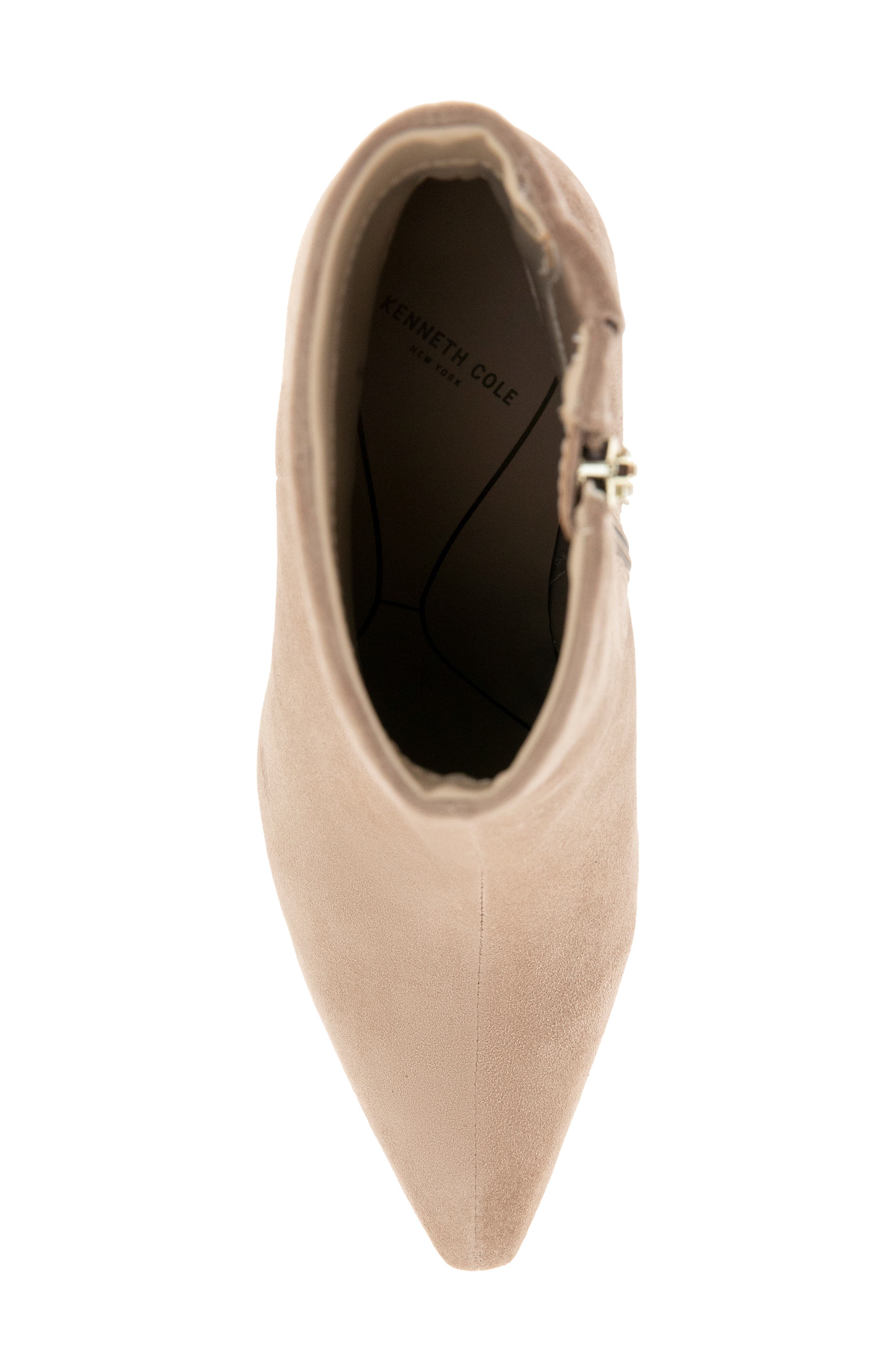 Quincy Pointed Toe Bootie, Alternate, color, TAUPE SUEDE