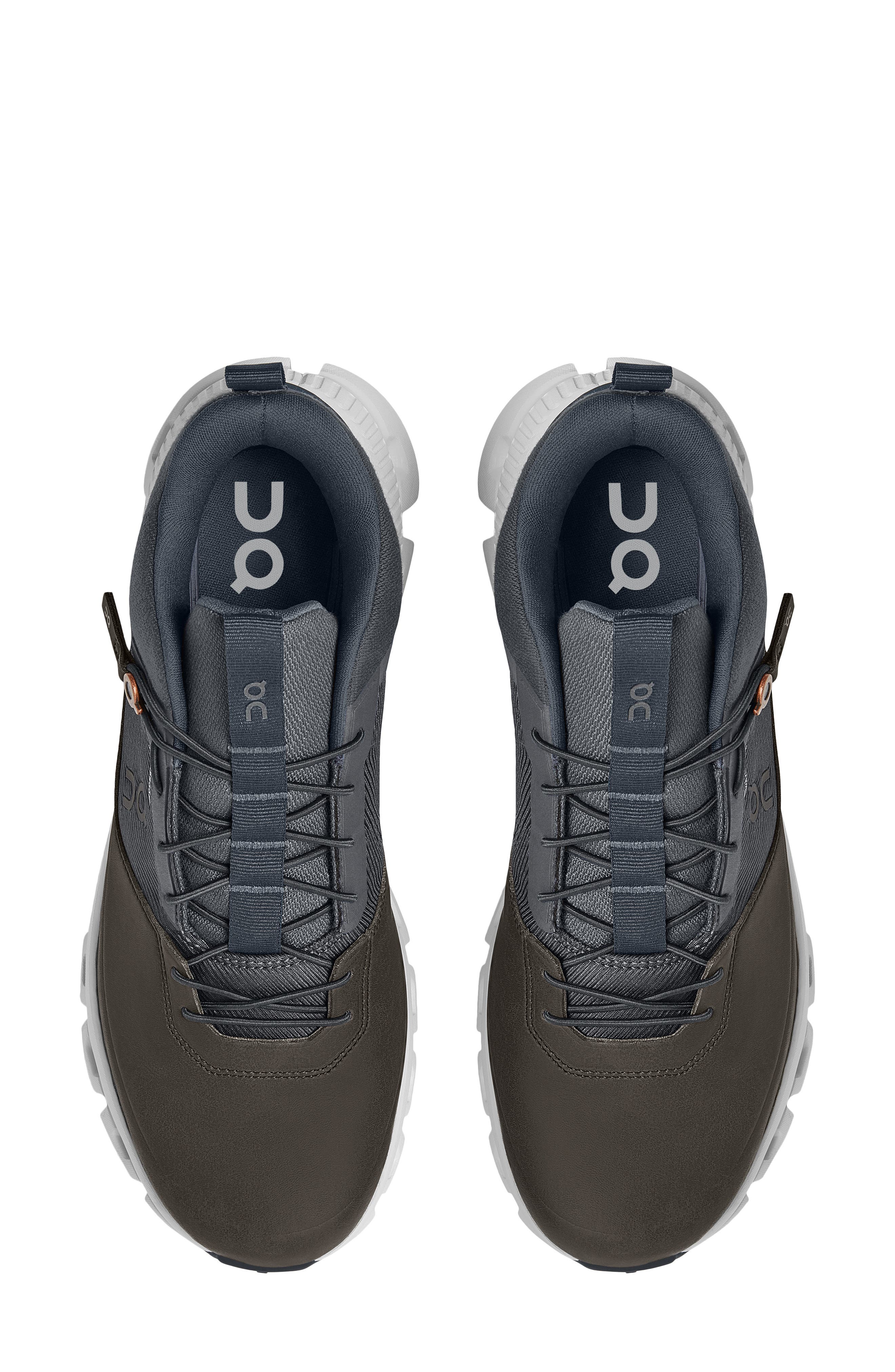 Cloud High Waterproof Sneaker, Alternate, color, INK/ BROWN