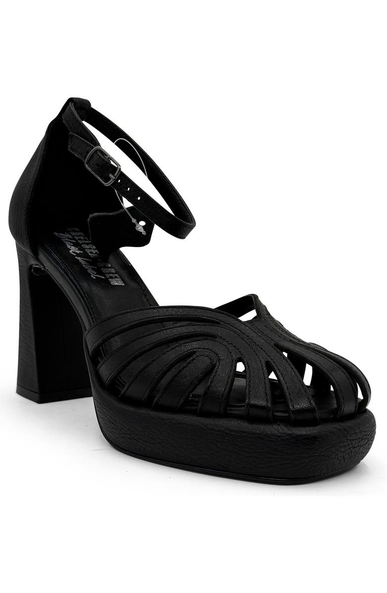 CHELSEA CREW Karmel Platform Sandal, Main, color, Black Leather