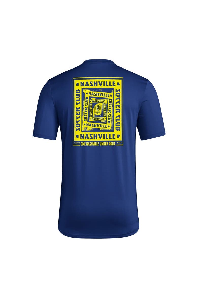 Men's adidas Navy Nashville SC Local Wrap T-Shirt, Alternate, color, Navy