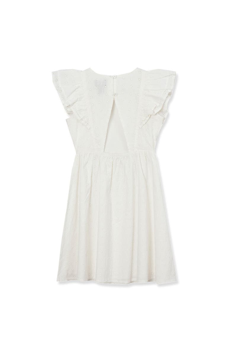Lands' End Girls Woven Twirl Dress, Alternate, color, White