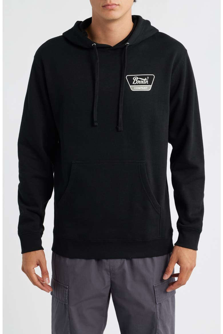 Linwood Hoodie, Main, color, BLACK/ MALLARD GREEN/ WHITECAP