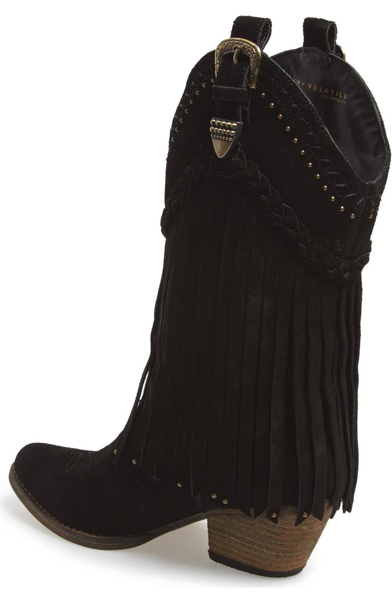 Very Volatile 'Pasa' Suede Western Boot, Alternate, color,