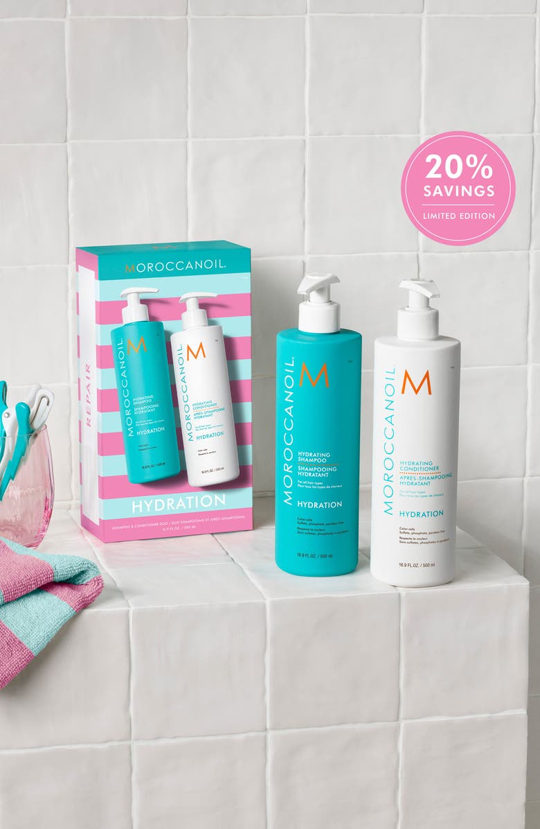 MOROCCANOIL<sup>®</sup> Moisture Repair Shampoo & Conditioner Set $112 Value, Alternate, color,