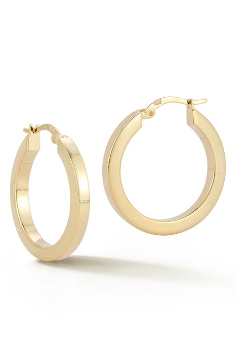 Tube Hoop Earrings