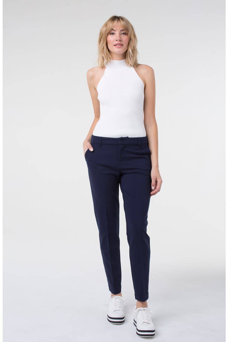 Kelsey Tall Knit Trousers, Alternate, color, CADET BLUE