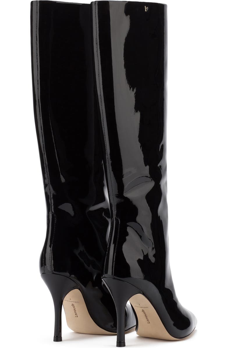 Larroudé Kate Pointed Toe Knee High Boot, Alternate, color,