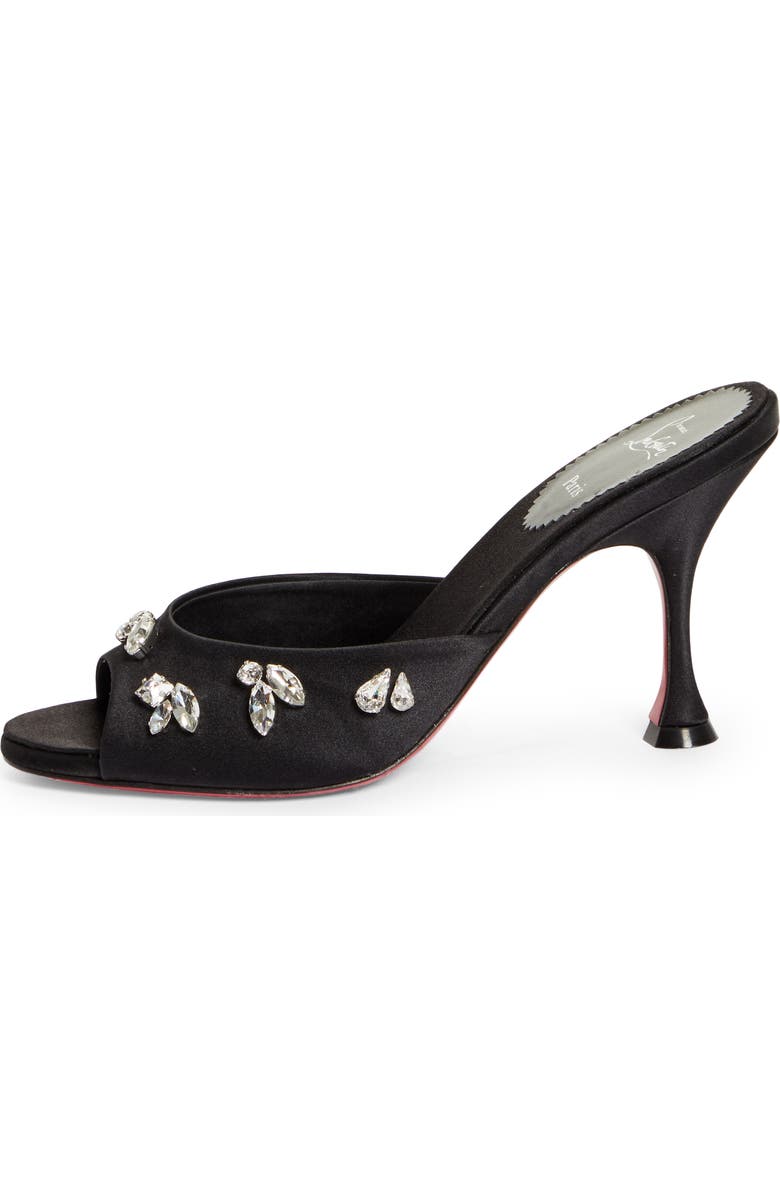 Christian Louboutin Degraqueen Peep Toe Slide Sandal, Alternate, color,