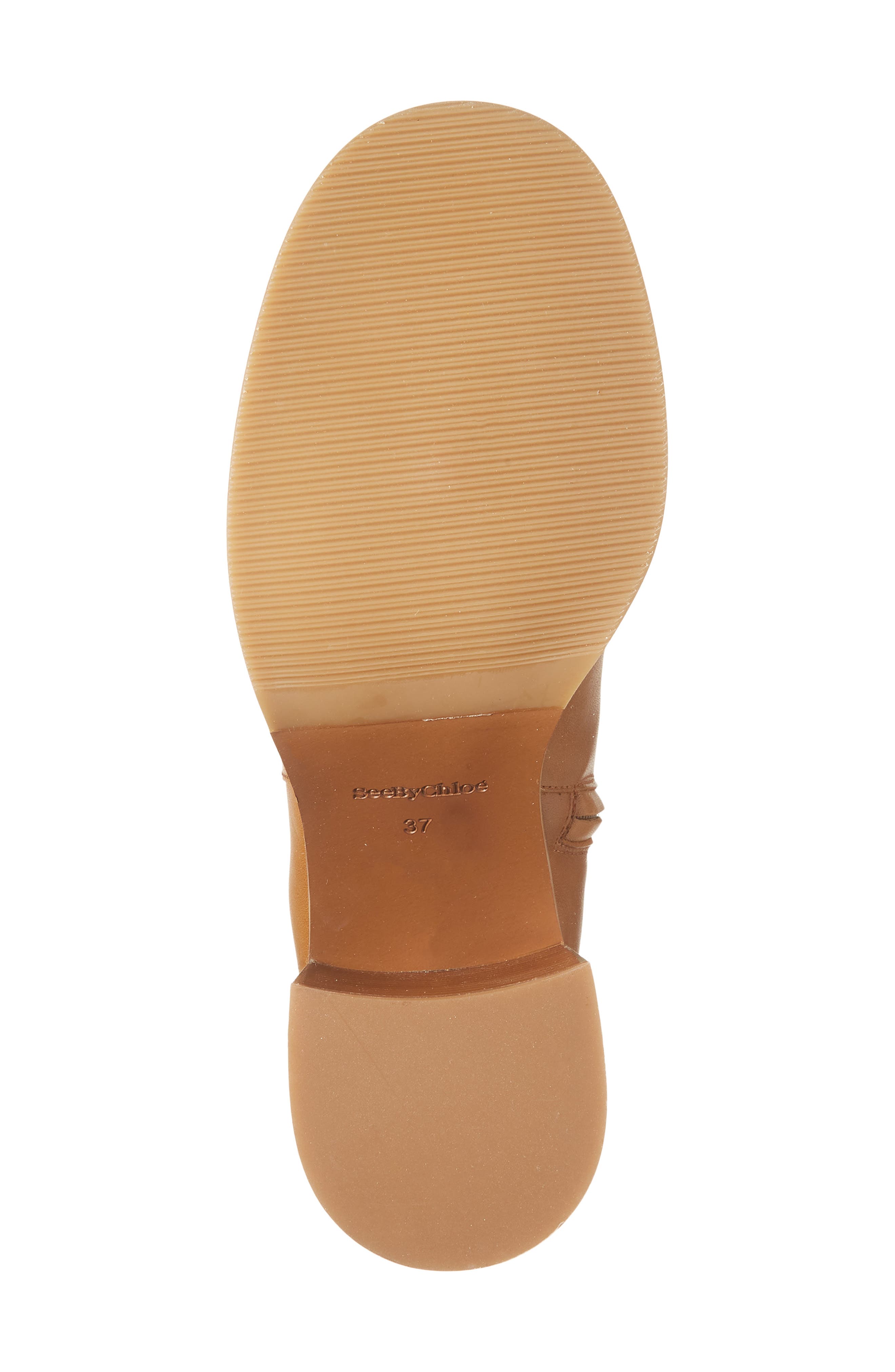 See by Chloé Chany Stacked Heel Bootie, Alternate, color, Gold