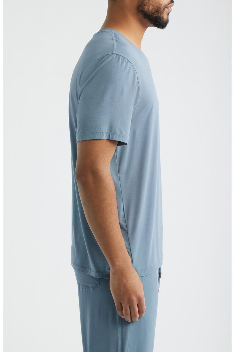 Stretch Modal & Silk Sleep T-Shirt, Alternate, color, AIR FORCE BLUE
