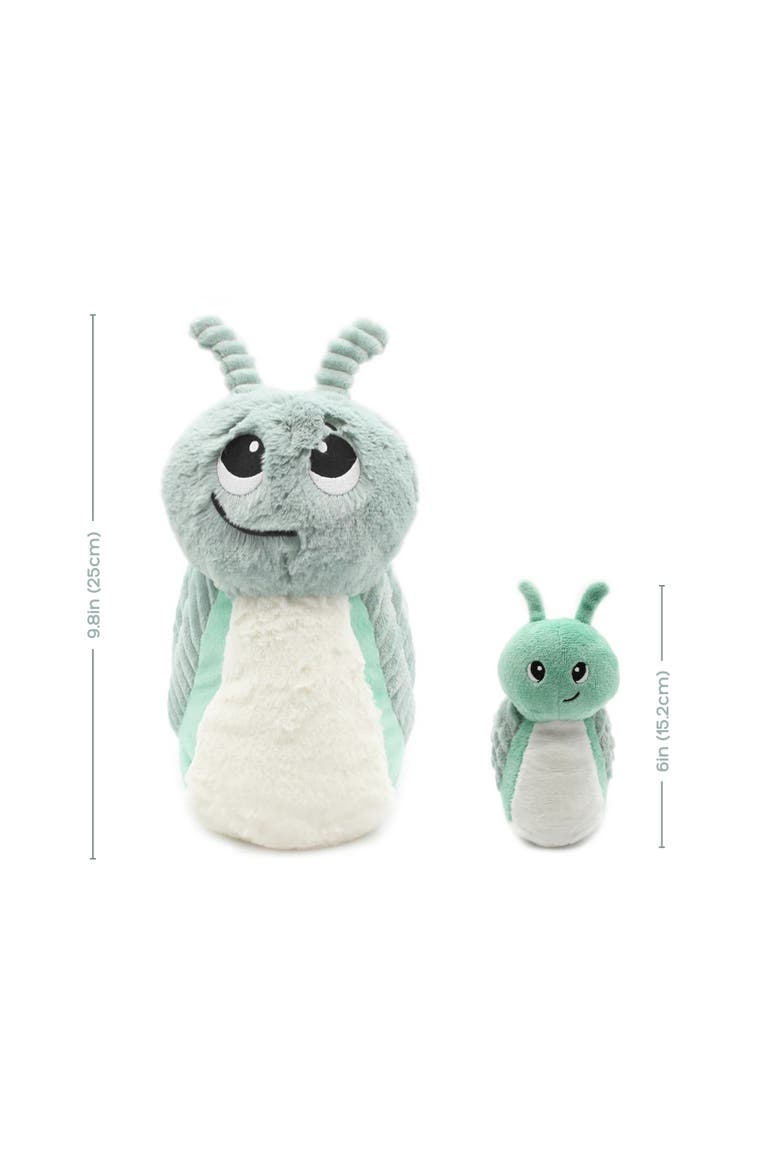 Snail Mom and Her Baby - Secret Keeper Plush Toy, Eco-Friendly, Soft & Washable, Alternate, color, Mint