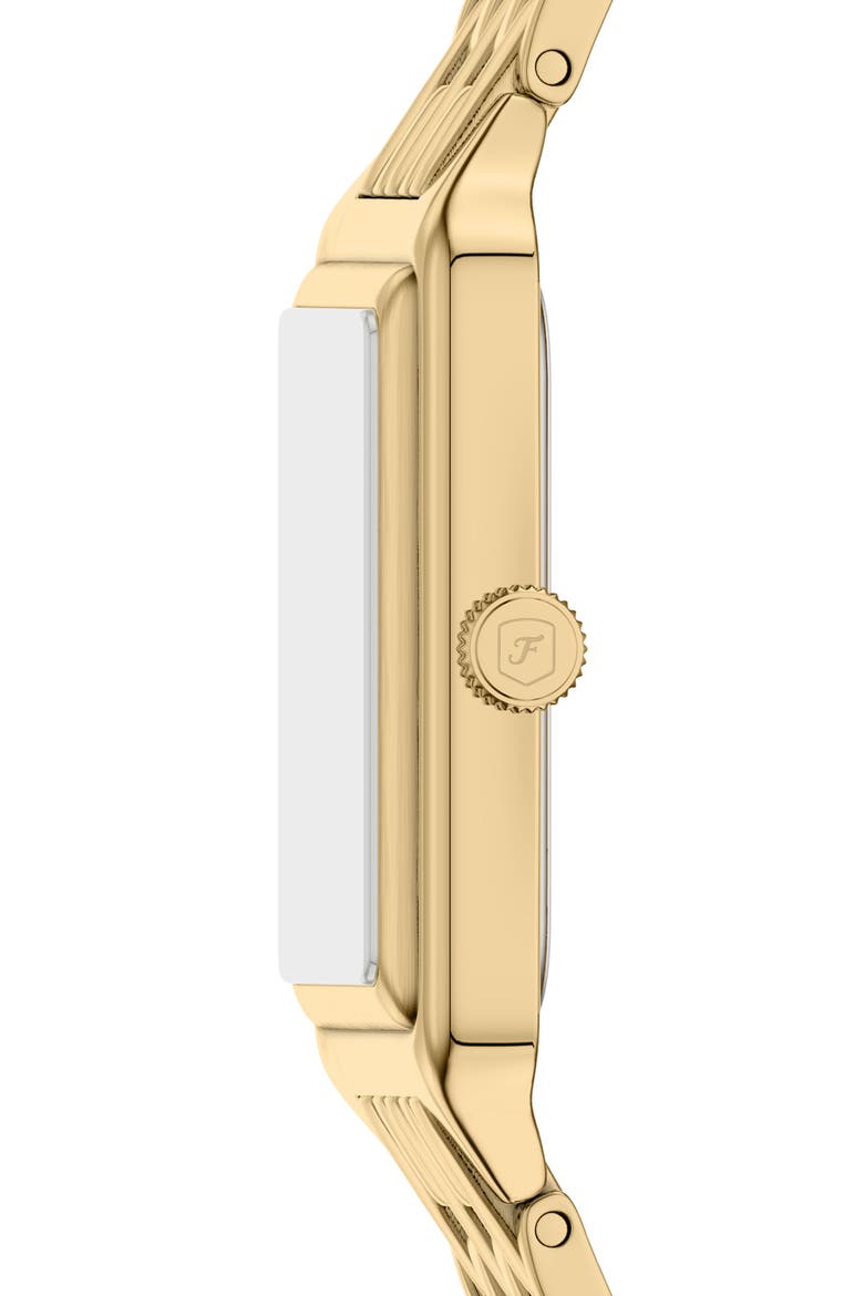 Raquel Bracelet Watch, 23mm x 38mm, Alternate, color, GOLD