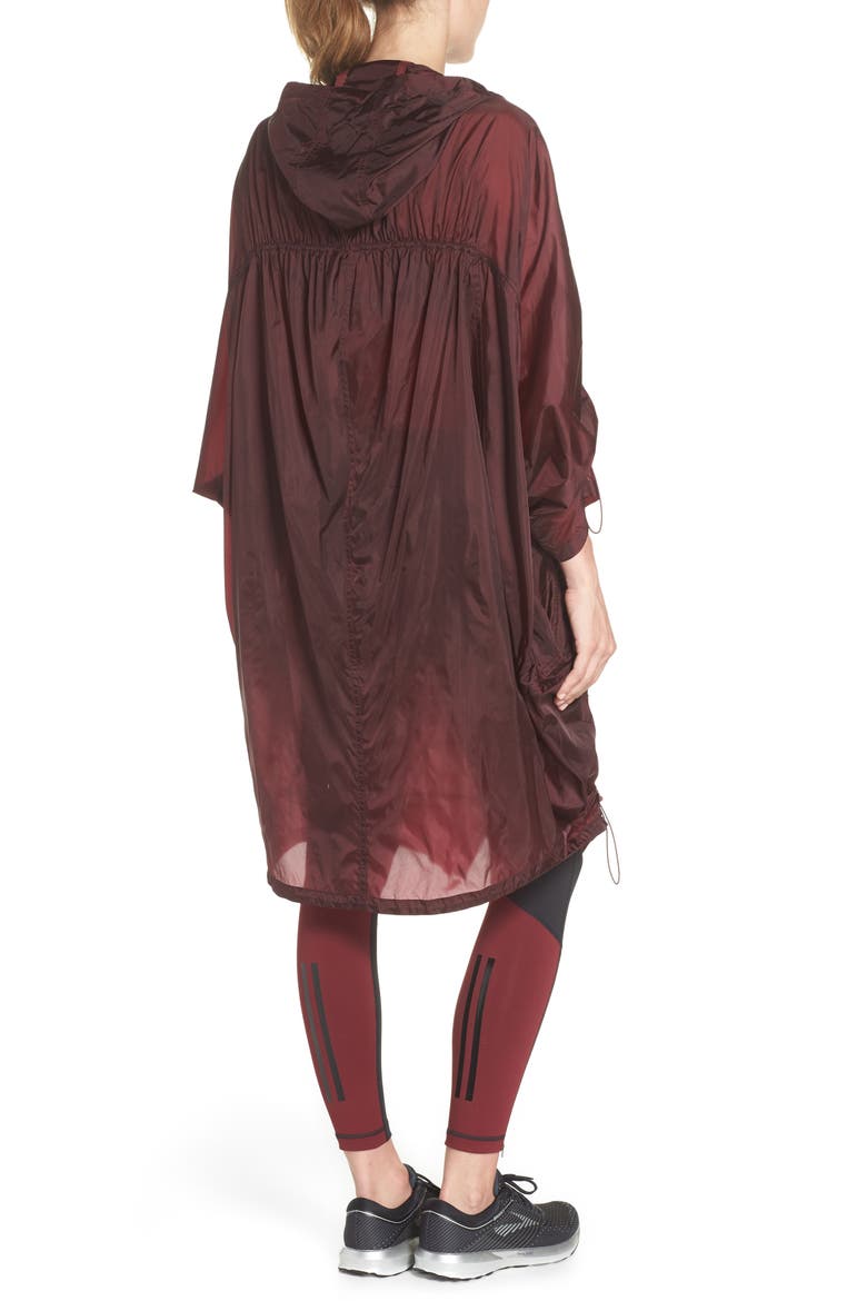 Olivia Sheer Parka, Alternate, color, RED TANNIN