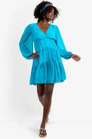 Trina Turk Make Merry Georgette Dress