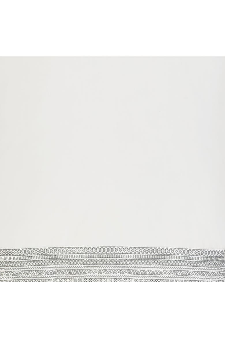 Olivia Cotton Percale Pillowcase - Set of 2, Alternate, color, White/Dune
