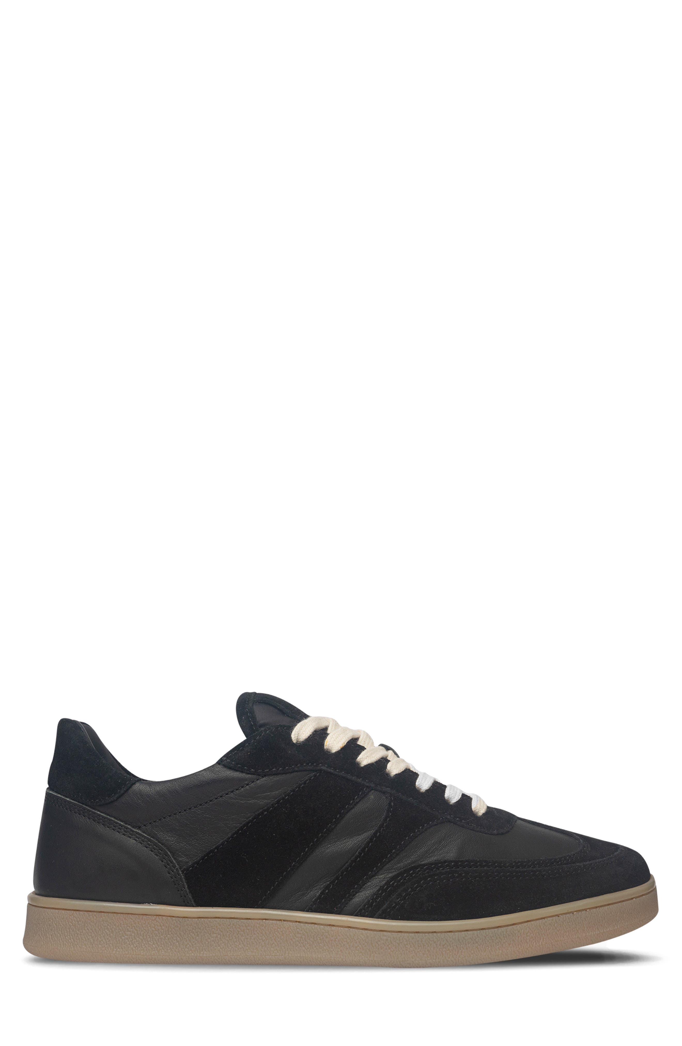 Collegium Court III Sneaker, Alternate, color, Midnight Nero Leather