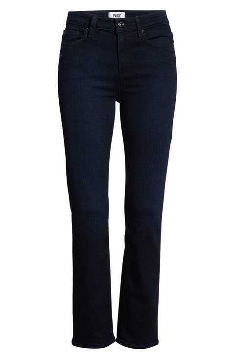 Cindy High Waist Ankle Straight Leg Jeans (Thames)