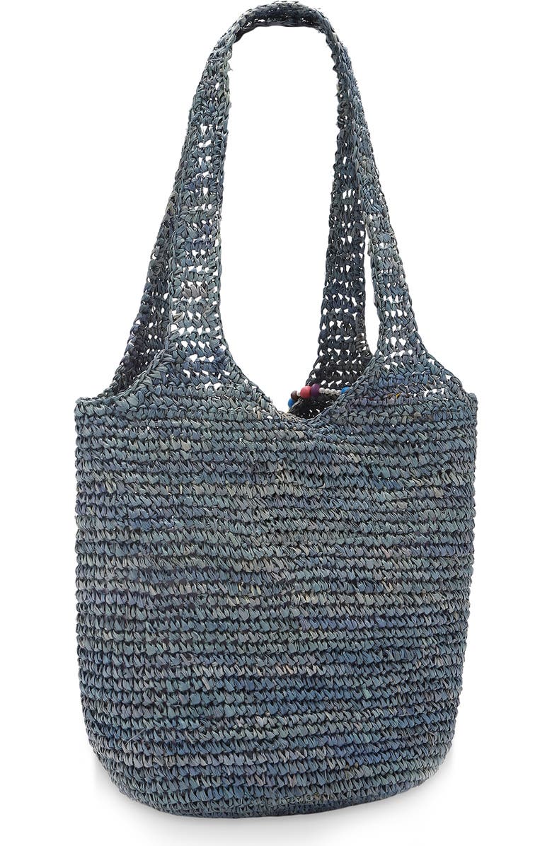 Kurt Geiger London Raffia Hobo Bag, Alternate, color, Light/ Pastel Blue