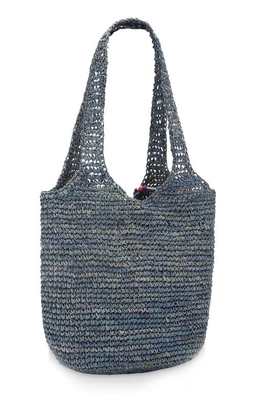 KURT GEIGER KURT GEIGER LONDON RAFFIA HOBO BAG