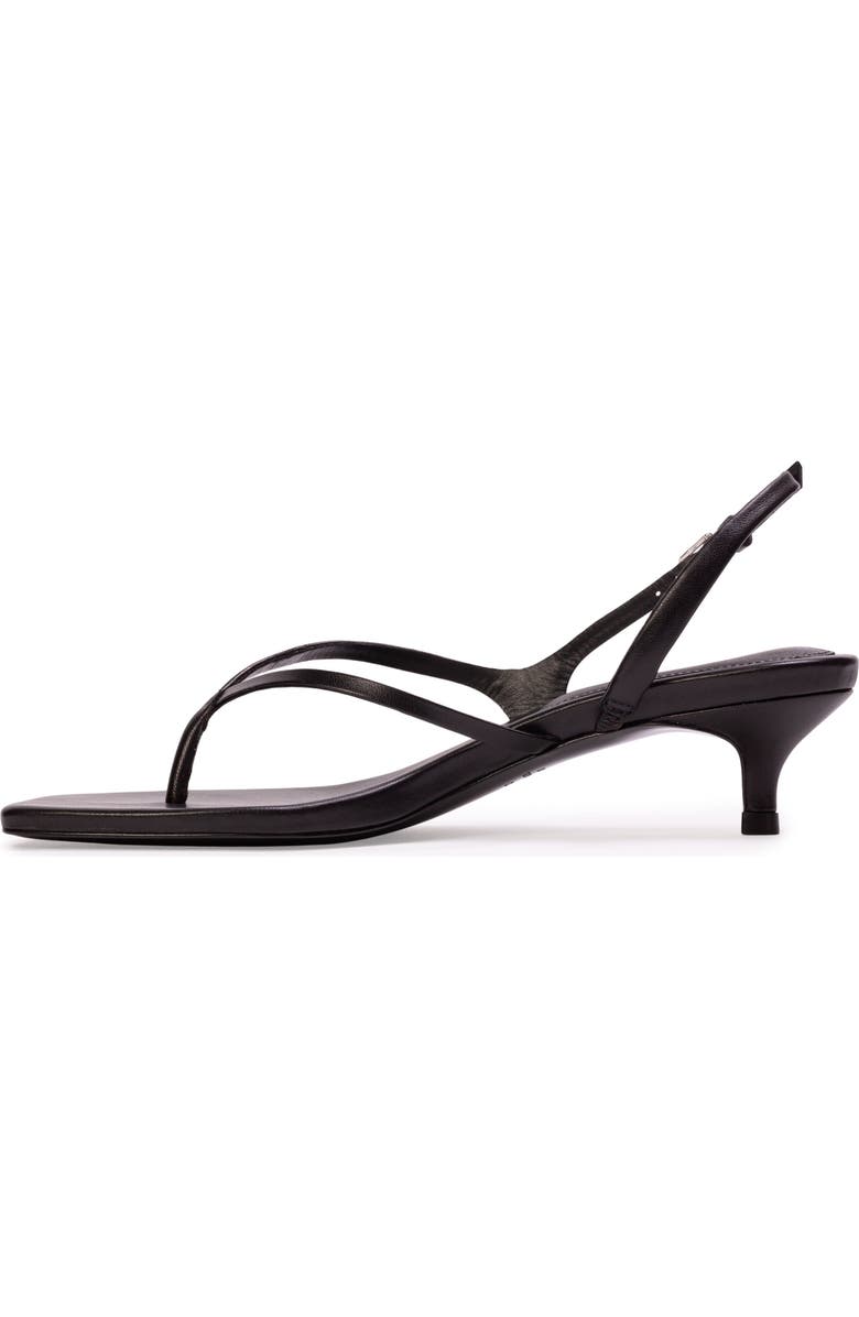 BLACK SUEDE STUDIO Mehak 35 Leather Sandal, Alternate, color, Black Leather