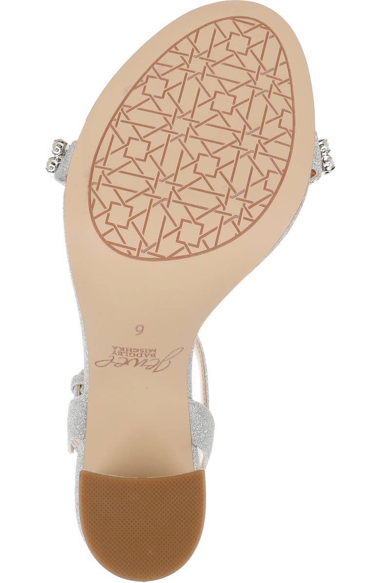 Jewel Badgley Mischka Dee Ankle Strap Sandal, Alternate, color,