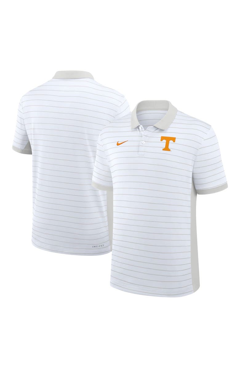 Nike Men's Nike White Tennessee Volunteers 2025 Early Season Coaches Sideline Victory Stripe Performance Polo, Main, color, White