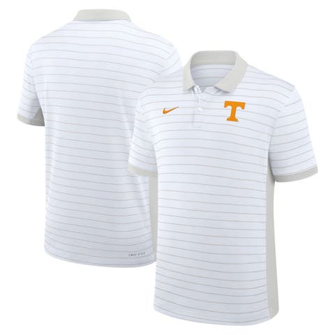 Men's Nike White Tennessee Volunteers 2025 Early Season Coaches Sideline Victory Stripe Performance Polo